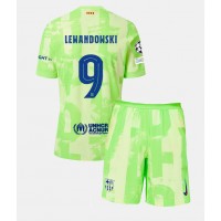 Dres Barcelona Robert Lewandowski #9 Rezervni za djecu 2024-25 Kratak Rukav (+ kratke hlače)